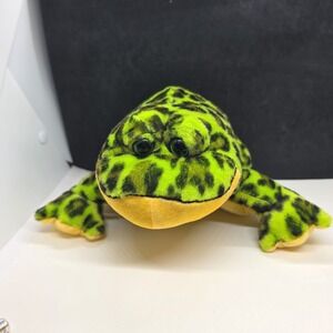 Ganz Webkinz 9" Bullfrog Plush Stuffed Animal Retired No Code HM114
